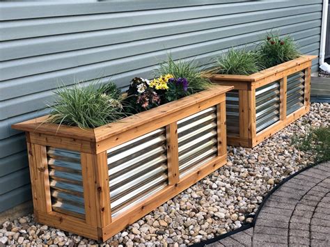 how to fill a metal planter box|planter box instructions.